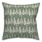 Sage Christmas Tree Pattern Indoor/Outdoor Pillow